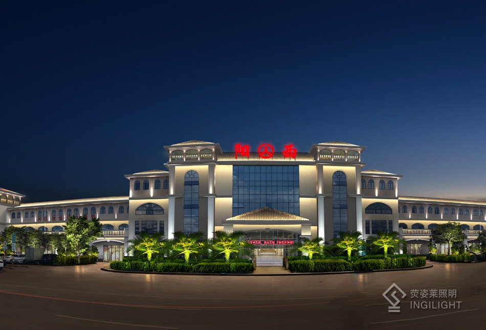 陽(yáng)西街道夜景亮化
